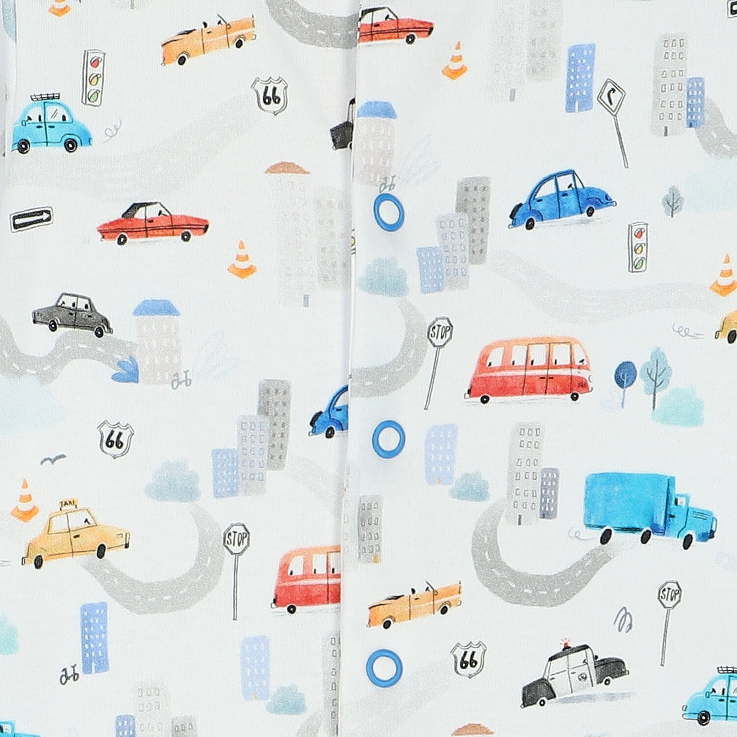 Baby Boys White City Babygrow Set, 1, hi-res